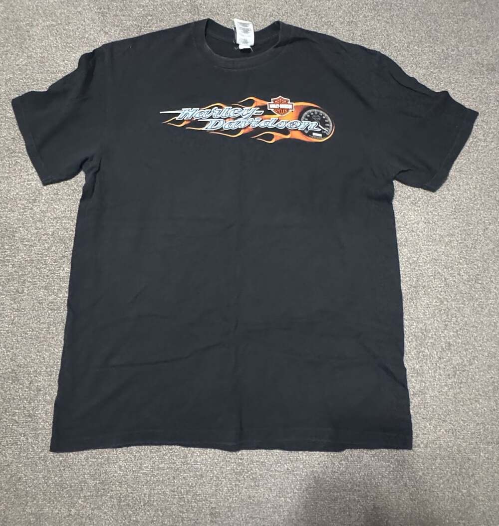 Harley-Davidson Central Maine T-Shirt Size XL Black